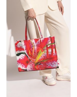 Tory Burch "Ella" Shopper Bag - Red