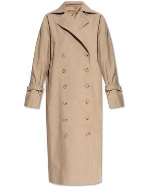 TOTEME Double-Breasted Trench Coat - Natural