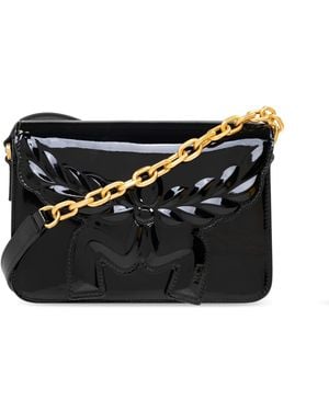 MCM Shoulder Bag Himmel Laurel - Black