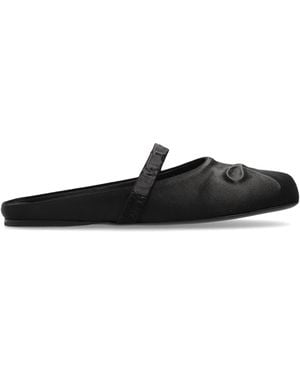 Marni Slides With A Bow - White