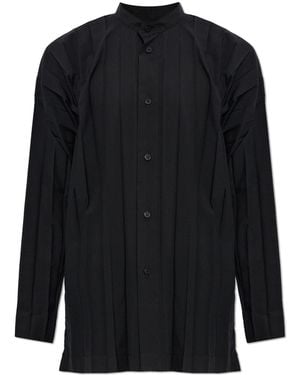 Homme Plissé Issey Miyake Pleated Shirt - Black