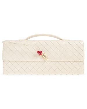 Bottega Veneta Clutch Bag 'Andiamo' - Natural