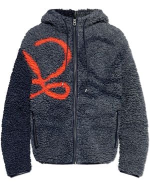 Loewe Fleece Hoodie - Blue