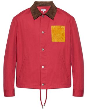 Loewe Jacket With Pockets - Red