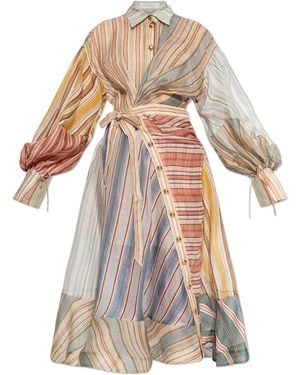 Zimmermann Striped Pattern Dress - Multicolour