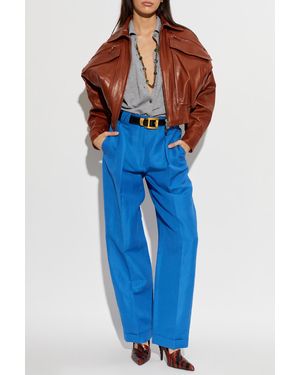 Versace Pleated Pants - Blue