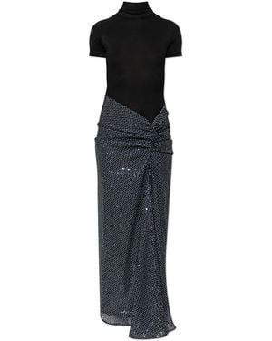 Christopher Esber Dress With A Sequin Hem - Black