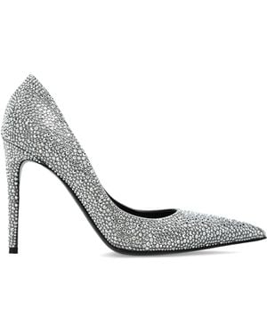 McQueen 'Skull' Heeled Shoes - White