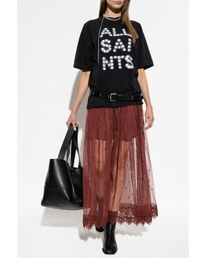 AllSaints T-Shirt "Neon" - Black