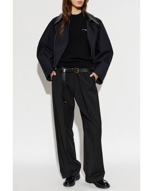 Givenchy Sweater With Logo - Black