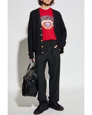 Balmain Tweed Cardigan - Black