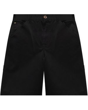 Versace Cotton Shorts - Black