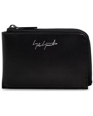 discord Yohji Yamamoto Leather Wallet - Black