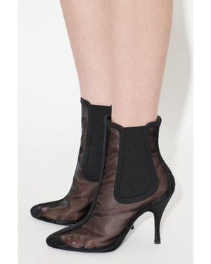 Alaïa Heeled Ankle Boots - Black