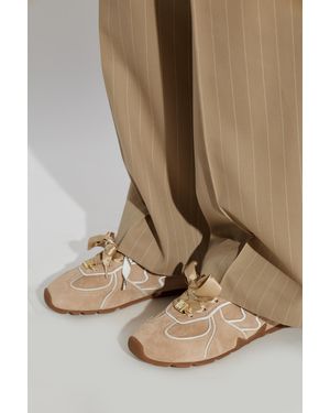 Naked Wolfe Suede Sports Shoes 'Adored' - Natural