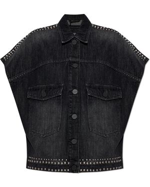 AllSaints Denim Shirt "Alba" - Black