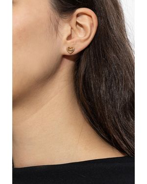 COACH Brass Earrings - Black