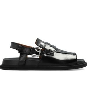 Marni Leather Sandals - Black