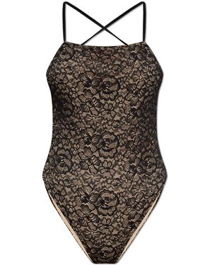 Dolce & Gabbana One-Piece Swimsuit - Brown