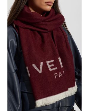 Givenchy Scarf With Logo - Red