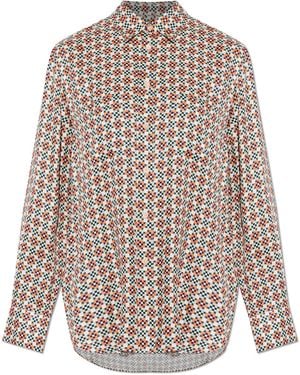 Paul Smith Patterned Shirt - Natural