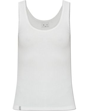 The Upside Del Rey Pointelle Top - White