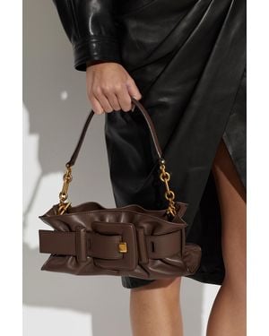 Balmain Leather Bag 'Anthem Mini' - Black
