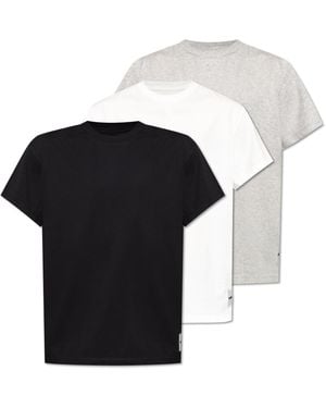 Jil Sander Three-Pack Of T-Shirts - Black