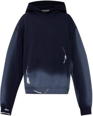 Acne Studios Sweatshirt With Print - Blue
