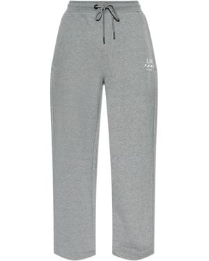 LAB C.O. OFF WHITE Joggers With Printed Logo - Grey