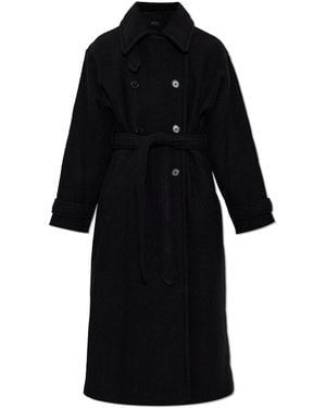 A.P.C. Wool Coat 'Lea' - Black