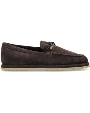 Tod's Suede 'Loafers' Shoes - Black