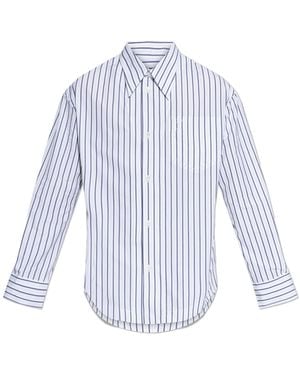 Ami Paris Striped Shirt - White
