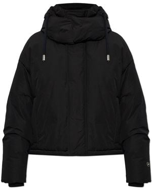 Ami Paris Hooded Padded Jacket - Black