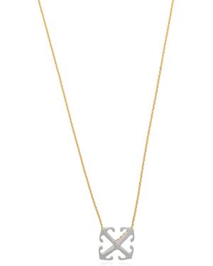 Off-White c/o Virgil Abloh Logo Necklace - Black