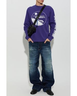 DSquared² Cotton Long Sleeve T-Shirt - Blue