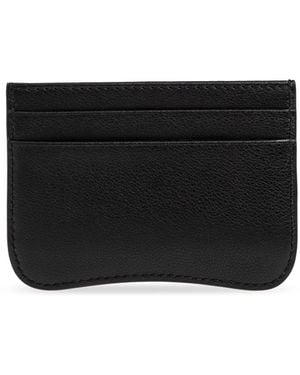 Ami Paris Leather Card Holder - Black