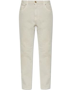 Eleventy Tapered Leg Jeans - White