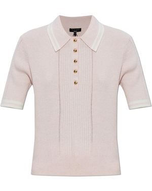 Rag & Bone Cotton Polo - Pink