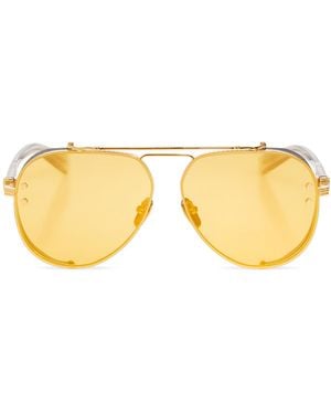 Balmain 'Capitane' Sunglasses - Yellow