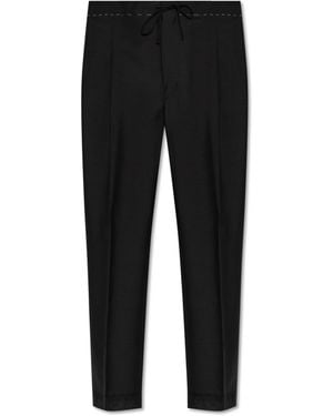 Maison Margiela Creased Trousers - Black