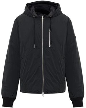 Moose Knuckles Puffer Jacket With Hood - Black