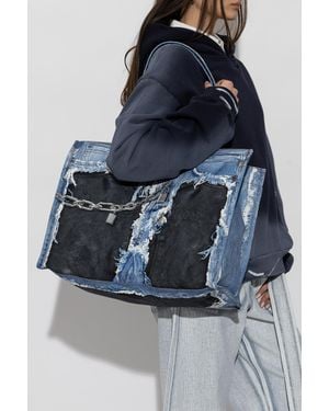 Acne Studios Denim 'Shopper' Bag - Blue