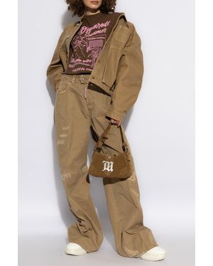DSquared² Jacket With Pockets - Brown