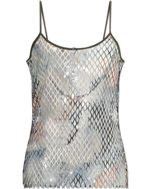 DIESEL Transparent Dress 'Kasy-Utlt' - Green