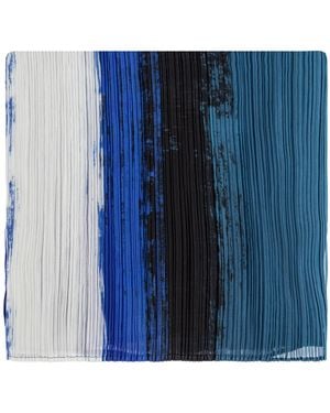 Pleats Please Issey Miyake Pleated Scarf - Blue