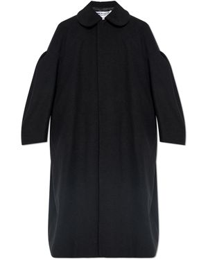 CDG by Comme des Garcons Coat With Collar - Black