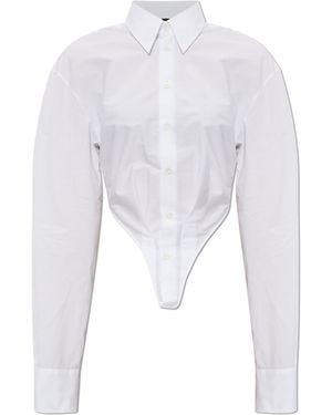 DSquared² Asymmetric Shirt - White