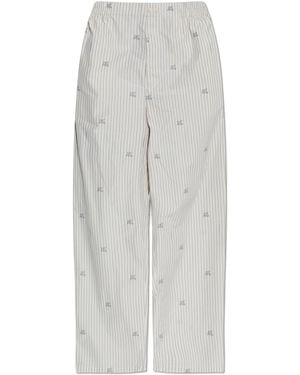 Jacquemus Cotton Trousers - White