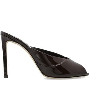 Jimmy Choo 'Brigitte' Heeled Mules - Black